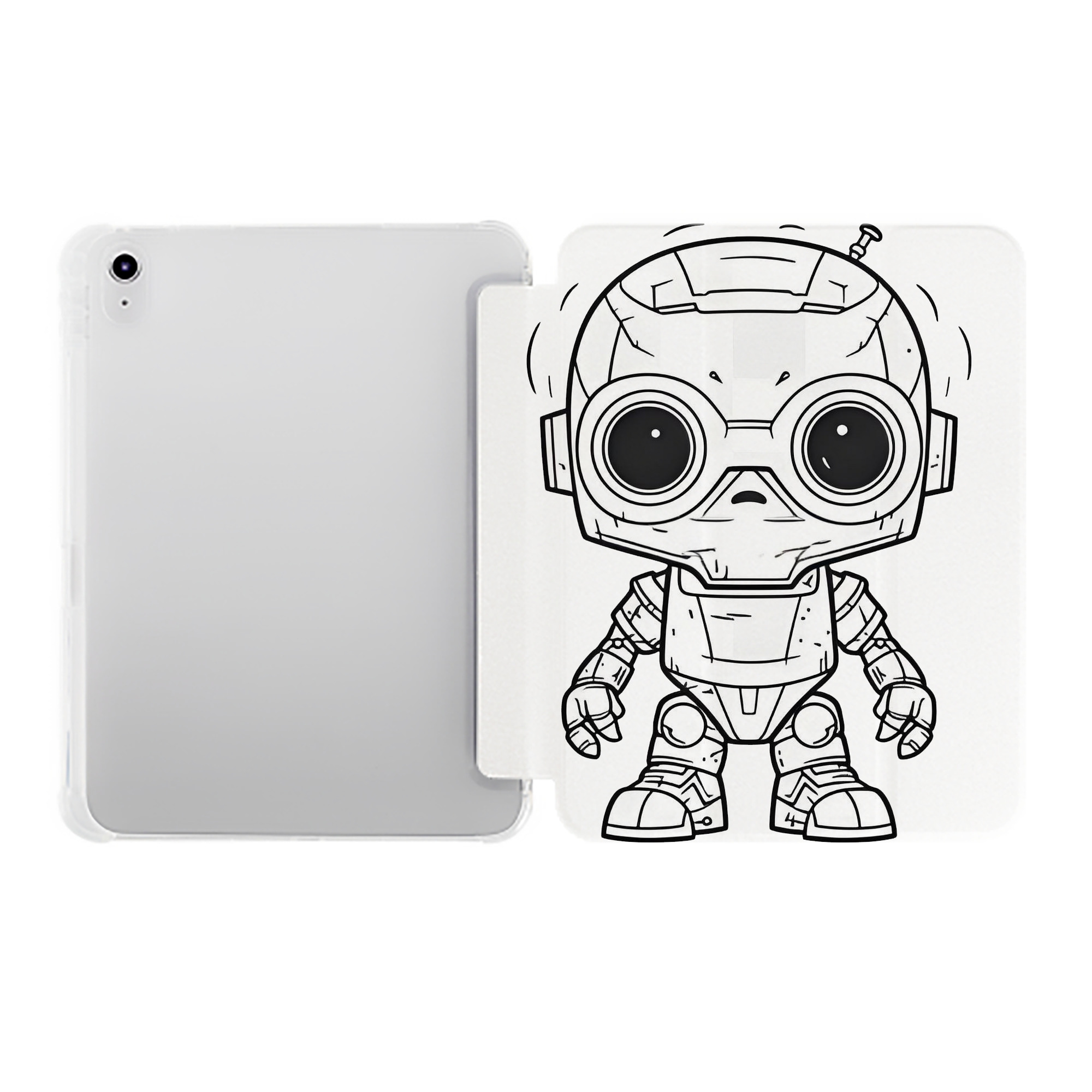 （画像用） スター・ウォーズ Star Wars IPad ケース ペン収納付き 三つ折りスタンド PUレザー×シリコン 対応機種9.5/10.5/10.9インチ